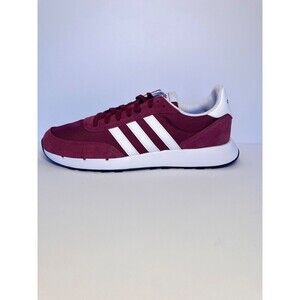 Adidas Run 60S 2.0 Deep Red w/ white stripes Size 11.5M - H00355